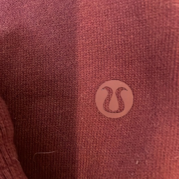 Lululemon Burgundy Scuba Joggers Sz 12 - Picture 2 of 4